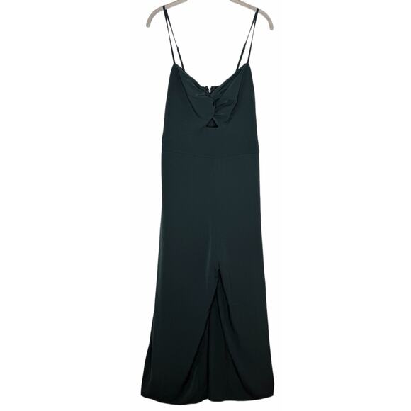 Abercrombie & Fitch Pants - Abercrombie & Fitch Green Sleeveless Crepe Wide Leg Jumpsuit Size Large